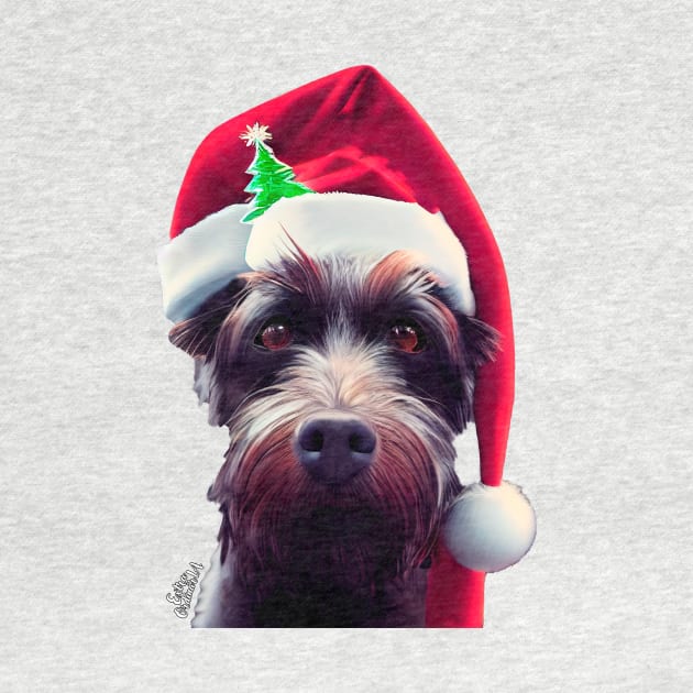 Christmas Funny dog by extraordinar-ia